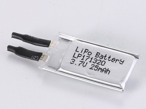 Batteria LiPo Ultrasottile LP171320 3.7V 25mAh