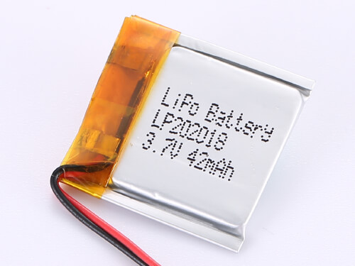 Batteria LiPo Ultrasottile LP202018 3.7V 42mAh
