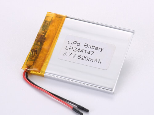 Batteria LiPo Ultrasottile LP601745 3.7V 400mAh
