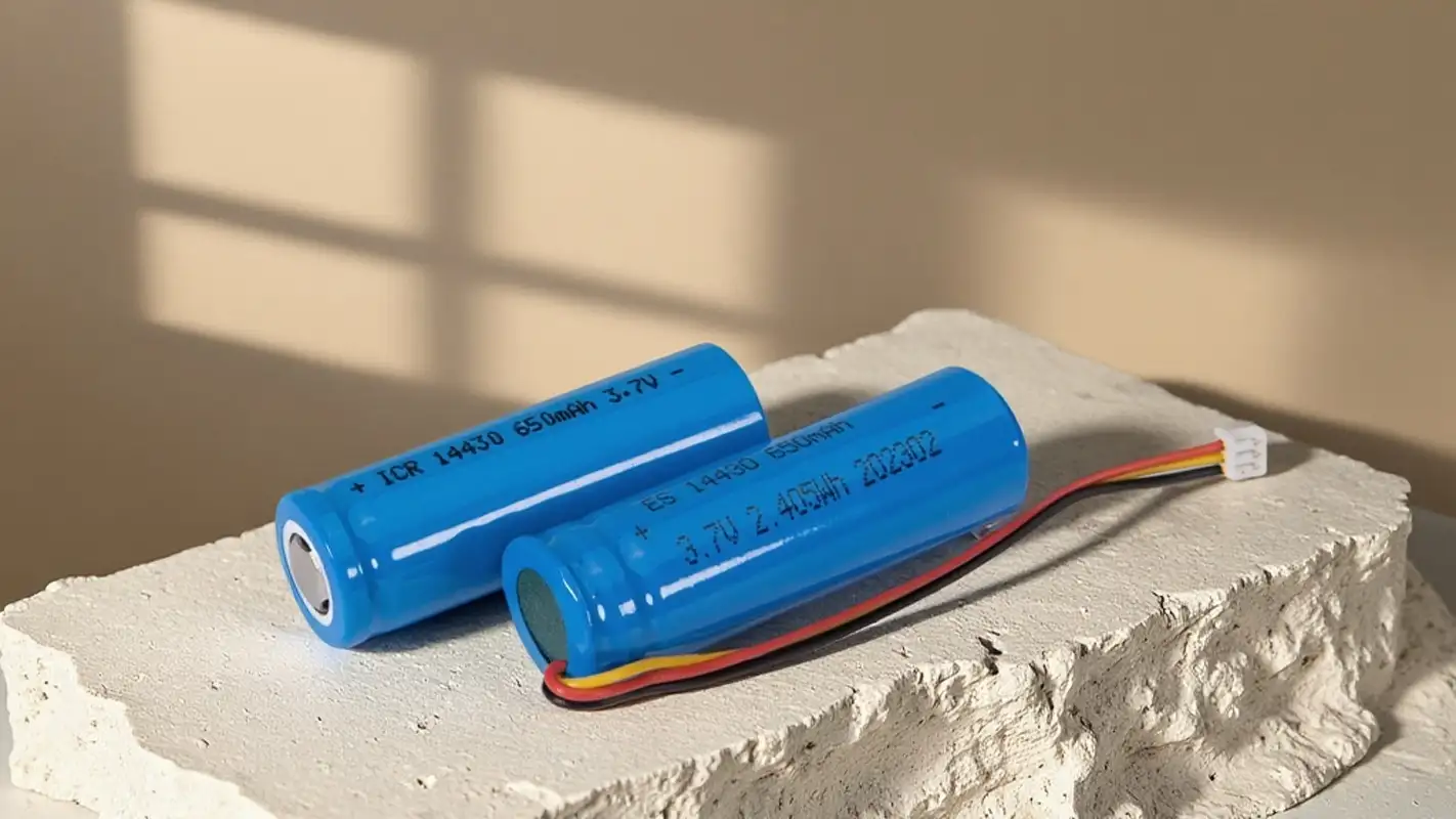 Batteria al Litio Cilindrica LP16310 3.7V 650mAh Batteria al Litio Cilindrica LP16310 3.7V 650mAh